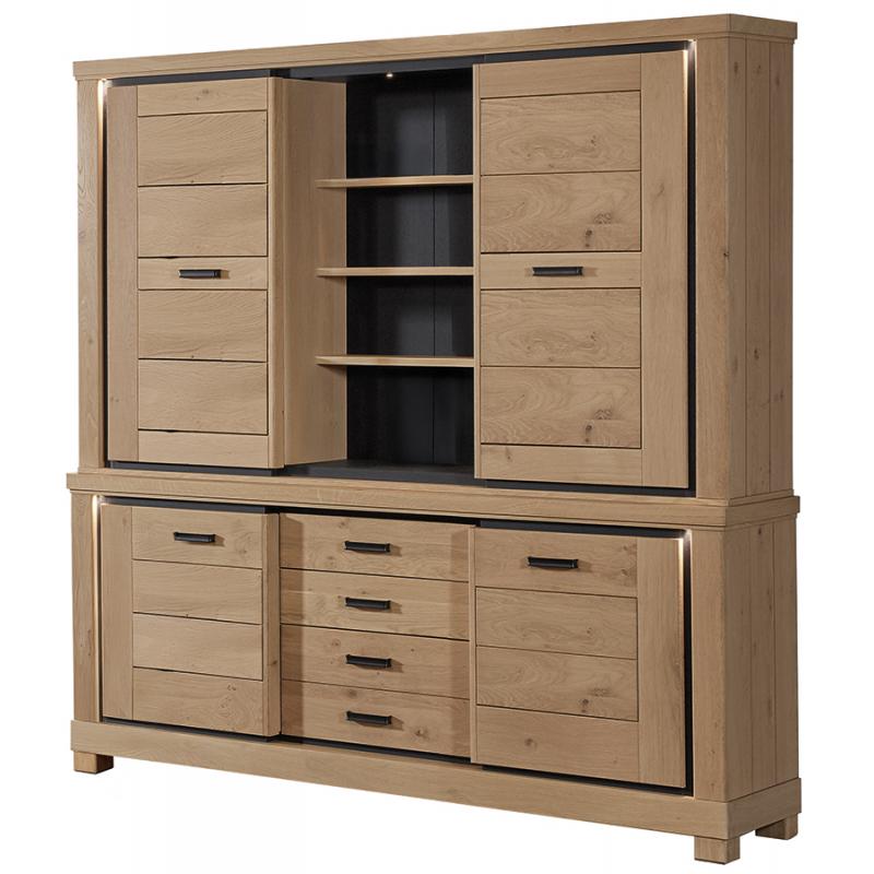 Oakham Large Sideboard With Wooden Top